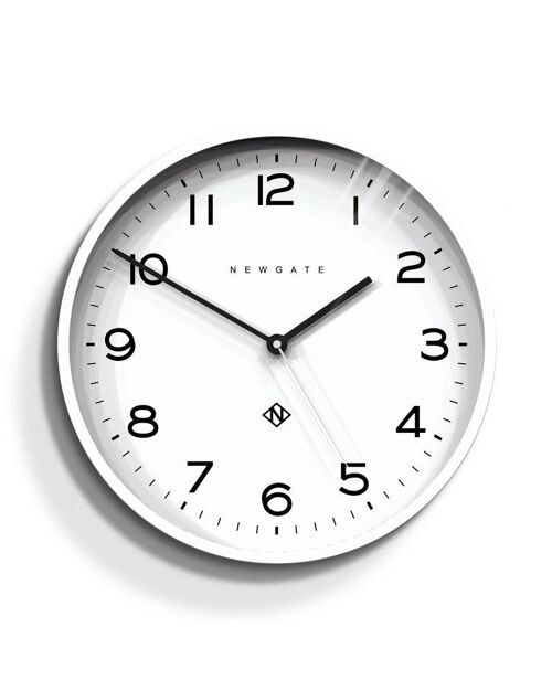 Horloge murale - Classique & Moderne -  Blanc - Number 3 Echo - Newgate