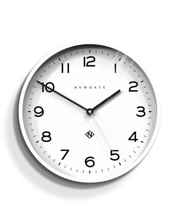 Horloge murale - Classique & Moderne -  Blanc - Number 3 Echo - Newgate 1
