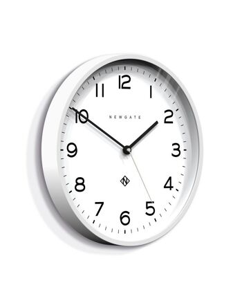 Horloge murale - Classique & Moderne -  Blanc - Number 3 Echo - Newgate 2