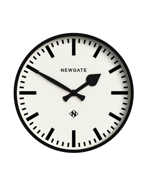 Horloge murale - Classique & Moderne - Railway Noir - Number 3 - Newgate