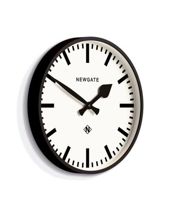 Horloge murale - Classique & Moderne - Railway Noir - Number 3 - Newgate 2