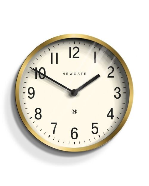 Wall clock - Classic & Modern - Brass - Master Edwards - Newgate