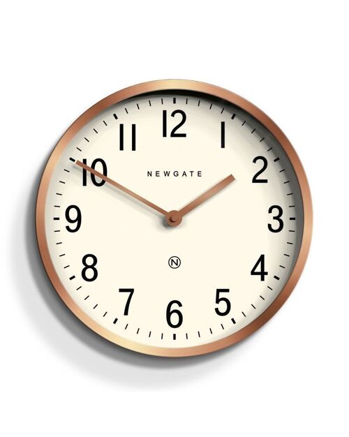 Horloge murale - Classique & Moderne - Cuivre et Blanc - Master Edwards - Newgate