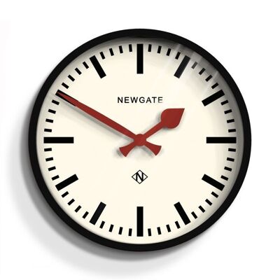 Reloj de pared - Clásico y moderno - Negro - Equipaje - Newgate