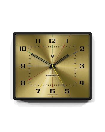Horloge murale - Classique & Moderne - Noir - Box Office - Newgate 1