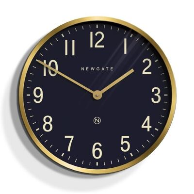 Horloge murale - Classique & Moderne - Noir et Laiton - Mr Edwards - Newgate