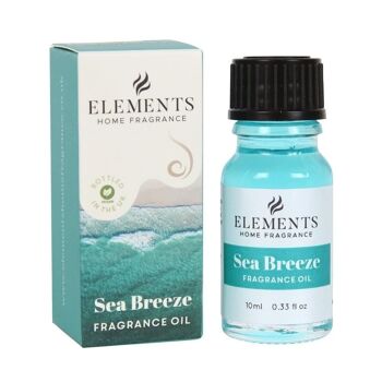 Ensemble de 12 huiles parfumées Elements Sea Breeze 2