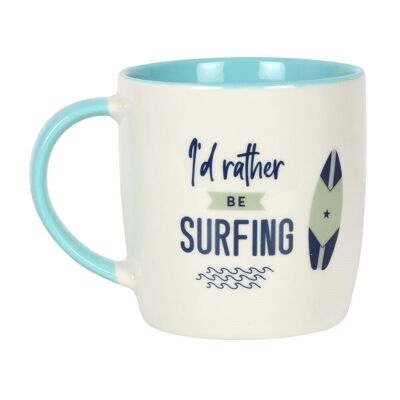 Je préférerais surfer Mug