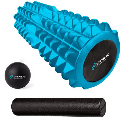 Premium Foam Roller set voor Rug, Nek en Lichaam massage - Trigger point foamrollers met Massagebal