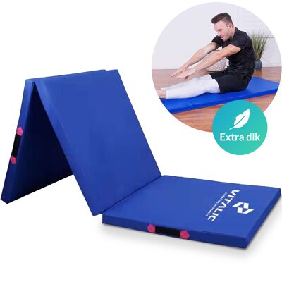 Extra dikke Vitalic Fitness en Yoga mat (5cm dik)