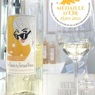 White wine Les Vilaines By Bertaud Belieu