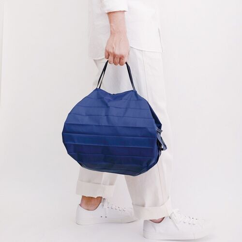 Shupatto compact foldable shopping bag size M - Night (Yoru)