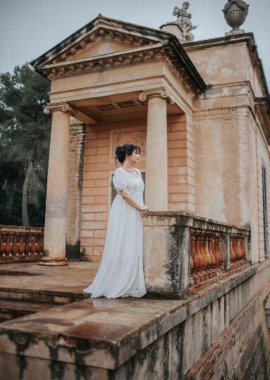 Robe Regency blanche Robe Bridgerton Jane Austen Cottagecore