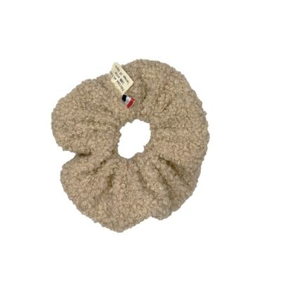 Cléa Schaf Scrunchie Beige