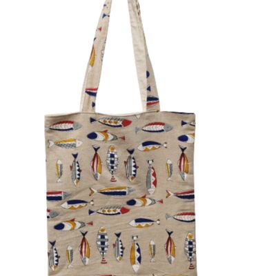 Tote Bag "Sardines Linen"