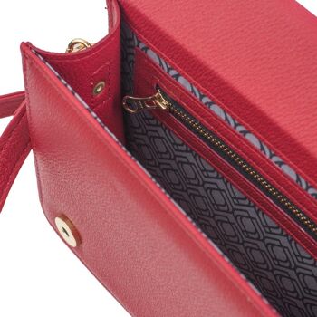 Pochette Apple Cuir Rouge 3