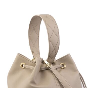 Sac Seau Cactus Cuir Beige 3