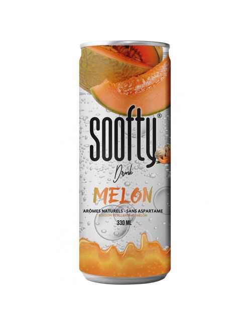 Soofty Drink parfum melon - 24 x 330 ml