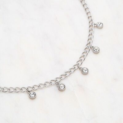 Idylla necklace - White silver