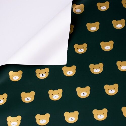 Teddy foil roll - Dark Green