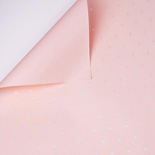 Tiny dots foil roll - Powder pink