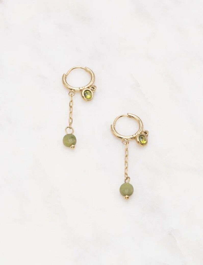 Edelina Ohrringe - Rekonstituierter afrikanischer Türkis