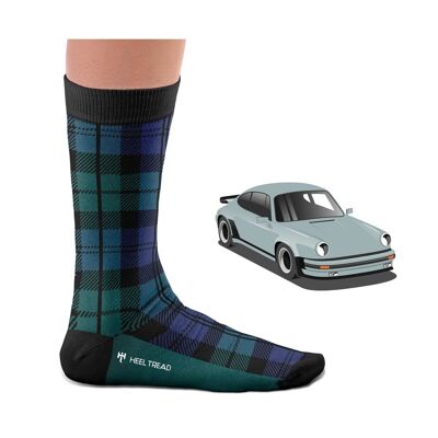 930 Schwarze Uhrensocken