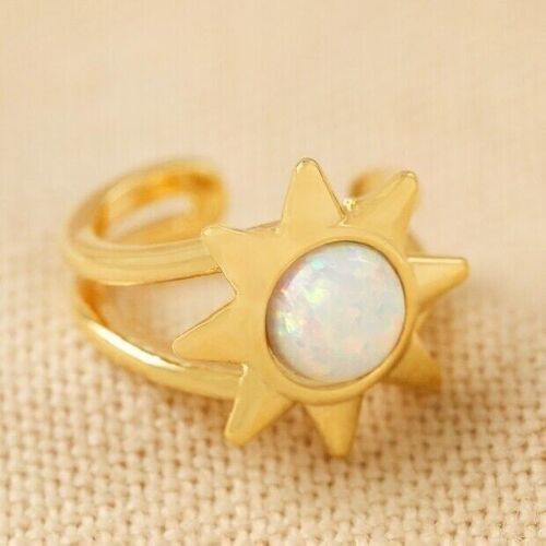 Opal Sun Ear Cuff