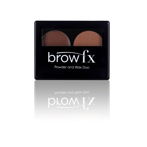 Brow Powder & Wax Duo - Poudre & cire sourcils - Châtain foncé