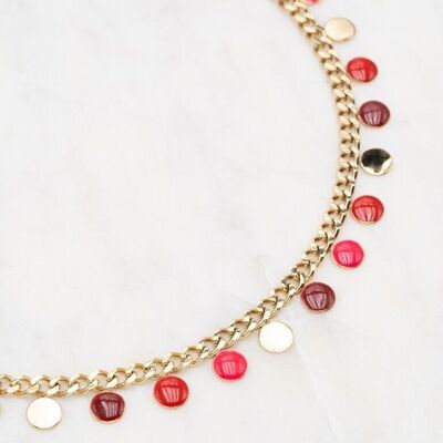 Cassiodora necklace - Red gold