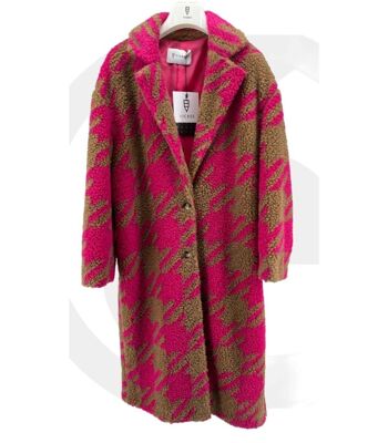 Manteau long en laine à manches kimono 3