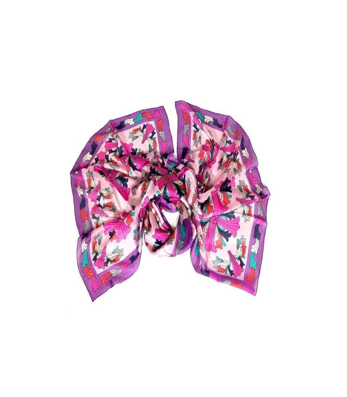 Sciarpa ampia in seta piacevole al tatto per donna