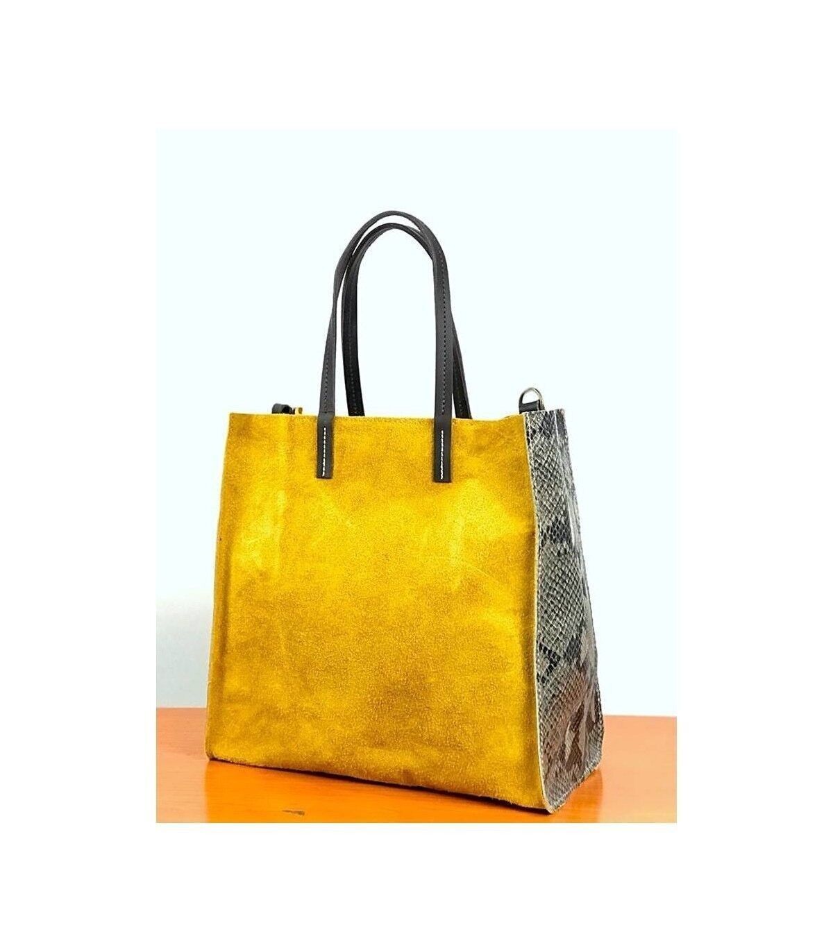 Borsa Shopper Grande in Pelle da Donna. Regalo di Natale di Natale