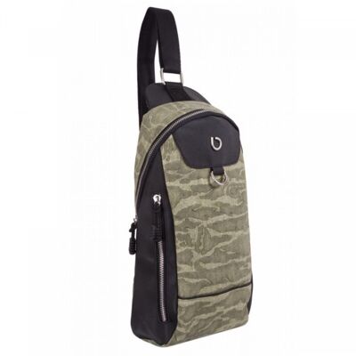 Sports Shoulder Bag for Mountain with Military Print
