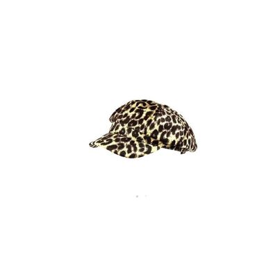 Boina de Animal Print Acolchada de talla Única para Mujer