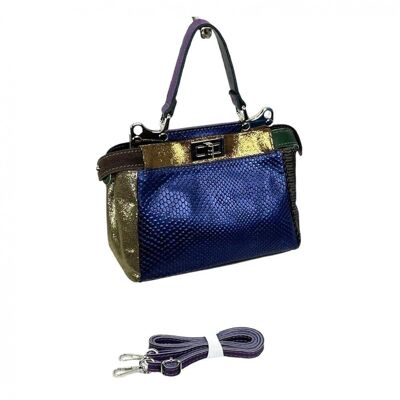 Compact Leather Bag with Exclusive Design and 2 compartments