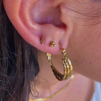 Boucle d'oreille Monaco 2