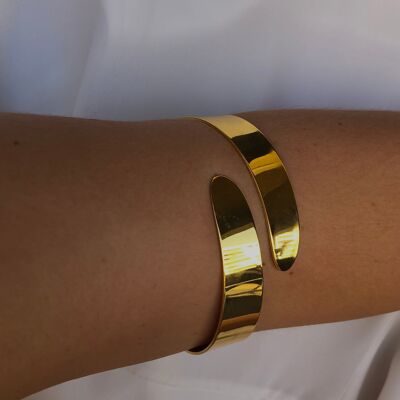 Brazalete simple dorado