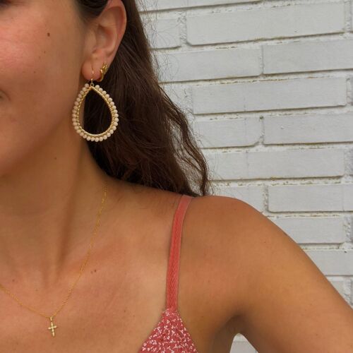 Pendientes Lola blanco