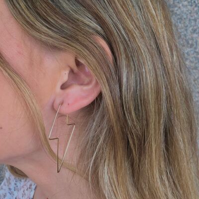Boucles d'oreilles dorées Lucia