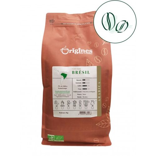 Café rare Bio - Brésil - Grains 1kg