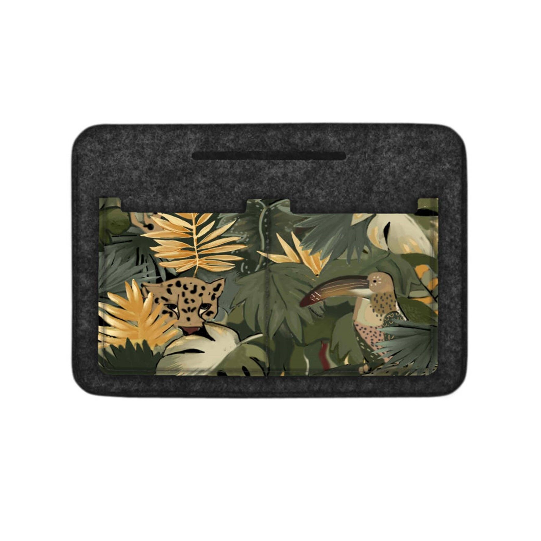 Amazonia-Organizer in Feltro Antracite für Borsa Bertoni