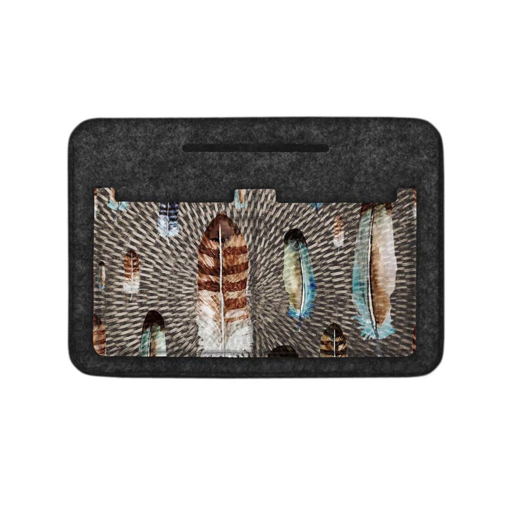 Organizzatore Dakota In Feltro Antracite Per Borsa Bertoni