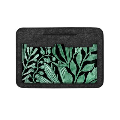 Organizer Green Night In Feltro Antracite Per Borsa Bertoni