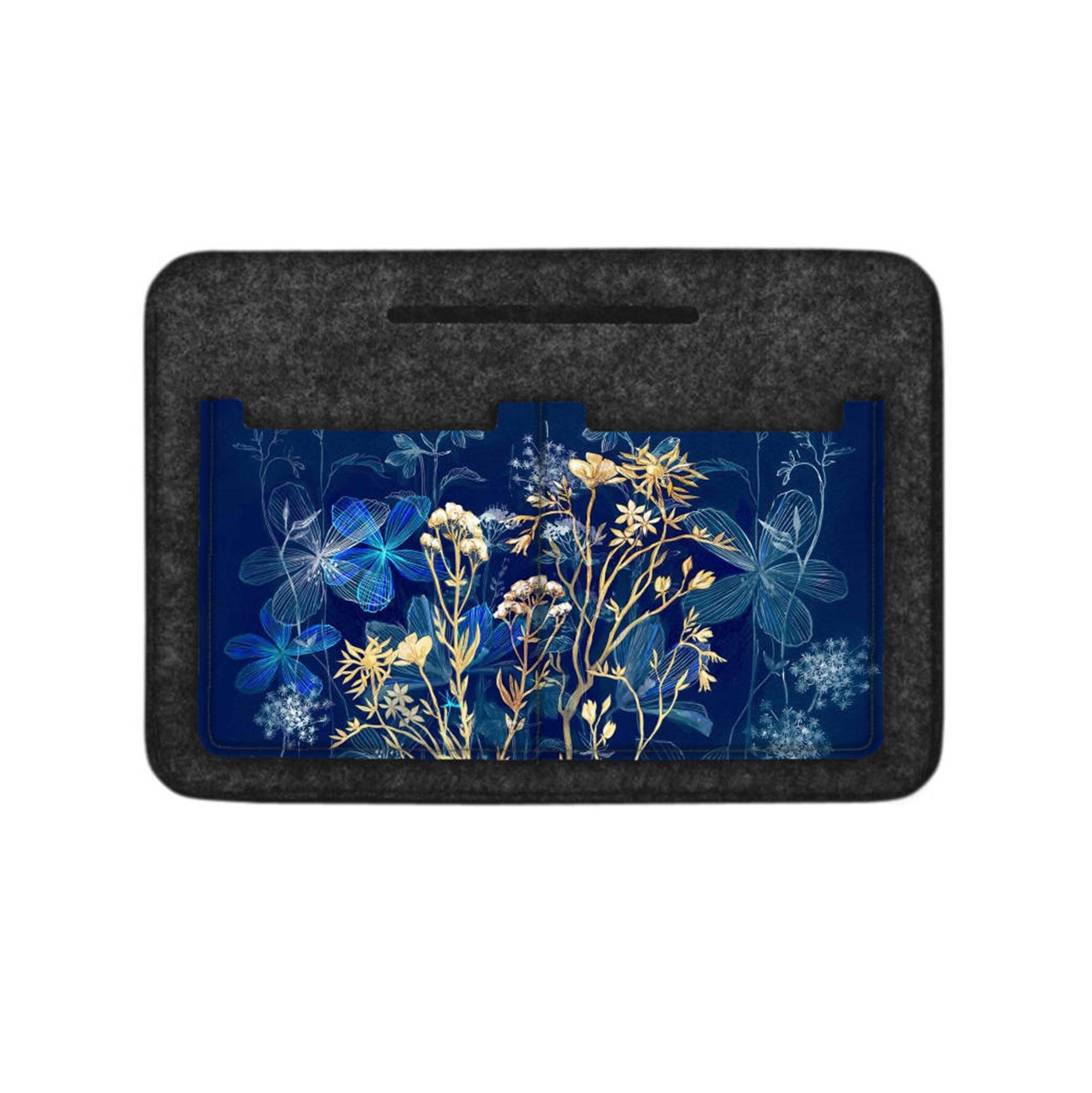 Organizador Medianoche En Feltro Antracita Per Borsa Bertoni