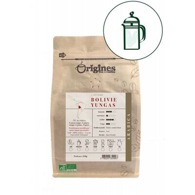 Café raro orgánico - Bolivia Yungas - Pistón 250g