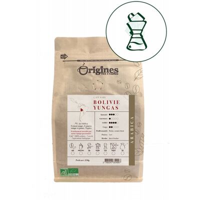 Seltener Bio-Kaffee - Bolivien Yungas - 250 g Filter