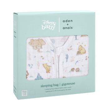 aden + anais™ sac de couchage léger en mousseline de coton 1.0 TOG Winnie l'ourson dans les bois 2