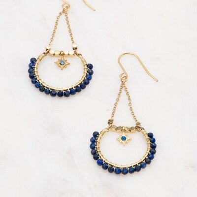 Boucles d'oreilles Noelia - Lapis lazuli