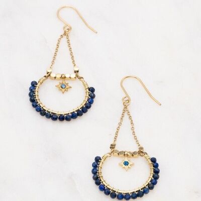 Boucles d'oreilles Noelia - Lapis lazuli